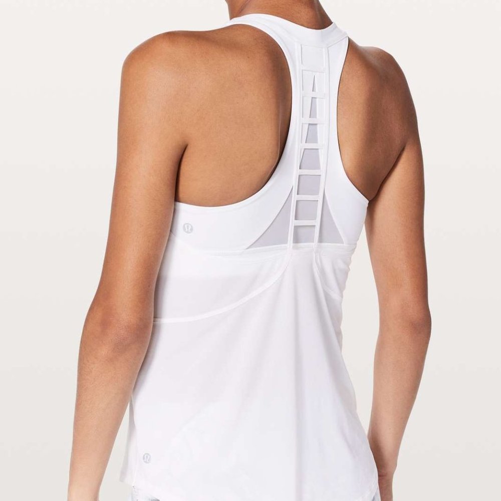 Lululemon Breezy Singlet Open Back Tank Top Womens